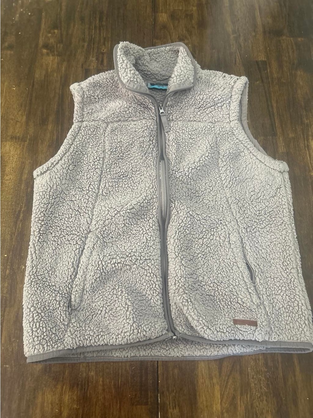 Free Country Light Gray Sherpa Vest